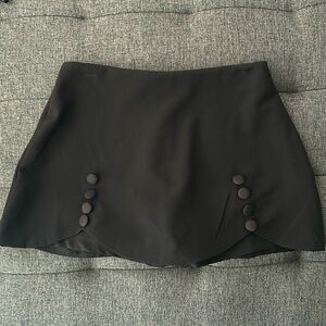 Vintage 90s-00s Black Skort